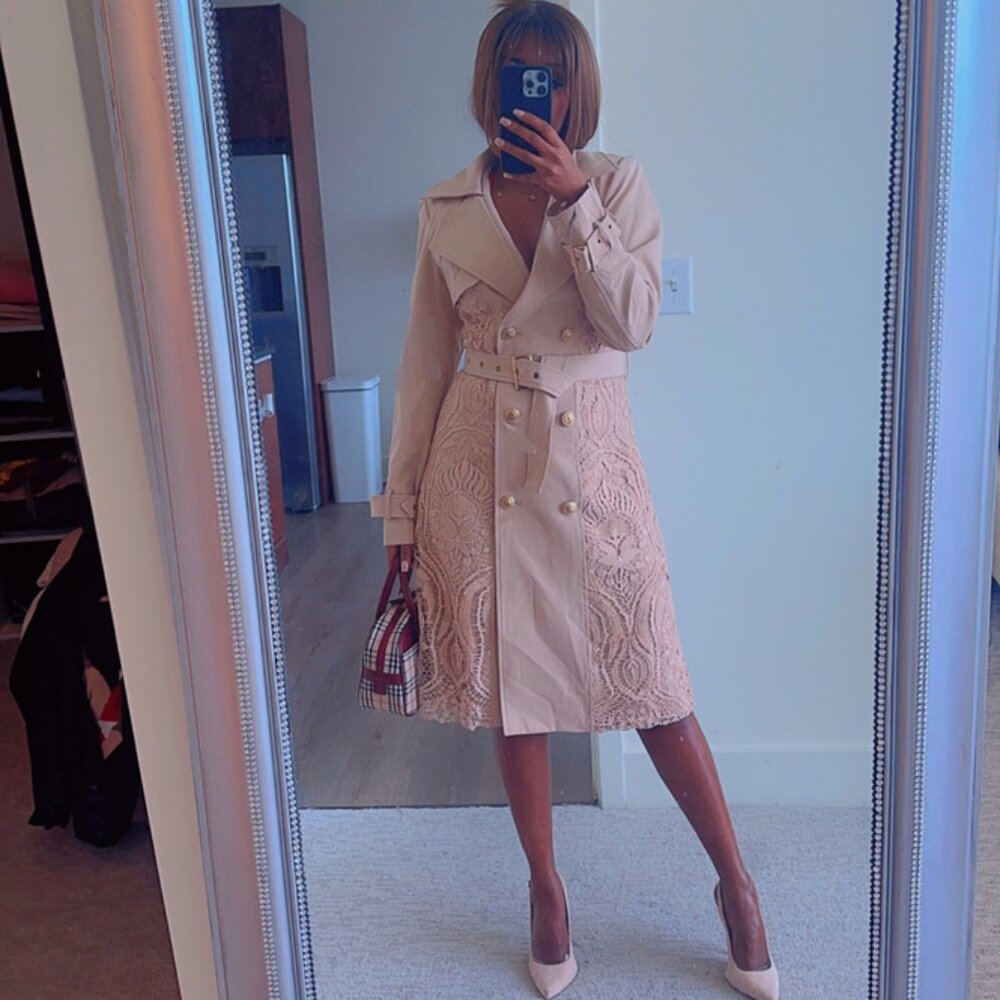 Beige Trench Coat